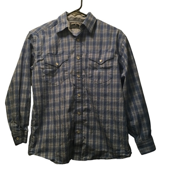 Panhandle Slim Other - Panhandle Slim Plaid Snap Button Western Shirt